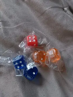 YuGiOh Legendary Duelists Season 3 set of All 5 Common Dice - SEALED - Image 1