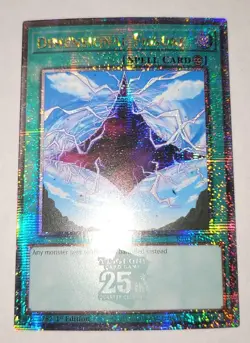 Yugioh! Dimensional Fissure RA03-EN163 Quarter Century Secret Rare + platinum - Image 1