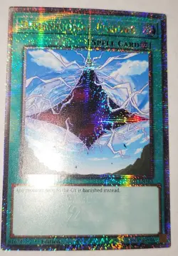 Yugioh! Dimensional Fissure RA03-EN163 Quarter Century Secret Rare + platinum - Image 2