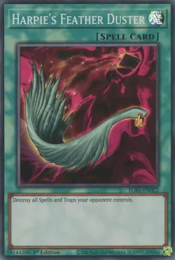 Harpie's Feather Duster-Super Rare - Unlimited - EGS1-EN022 - Egyptian God De... - Image 1