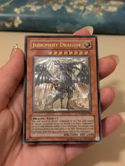 Judgment Dragon-Ultimate Rare-TU01-EN000-Light Play-Yugioh! - Image 2
