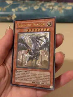 Judgment Dragon-Ultimate Rare-TU01-EN000-Light Play-Yugioh! - Image 3