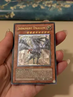 Judgment Dragon-Ultimate Rare-TU01-EN000-Light Play-Yugioh! - Image 4
