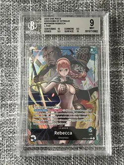One Piece - Rebecca Leader Alt Kingdoms Of Intrigue OP04-039 BGS 9.English - Image 1
