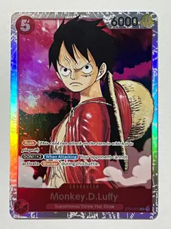 One Piece Monkey D Luffy #ST01-012 Super Rare Starter Deck 1: Straw Hat Crew - Image 1