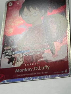 One Piece Monkey D Luffy #ST01-012 Super Rare Starter Deck 1: Straw Hat Crew - Image 3