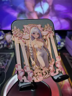 Goddess Story Metal Card Serialized Anime Waifu Pink Metal - Image 2