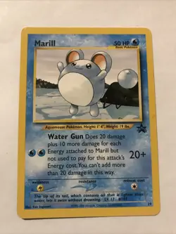 Marill Promo Wizards Black Star #29 Vintage Pokemon Card - Image 1