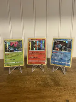 2022 Pokemon TCG- Pokemon GO Charizard,Blastoise & Venusaur Holo 3 Card Set - Image 1