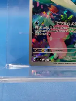 Wiglett Scarlet and Violet Base Set Pokemon TCG Card 206/198 NM Condition - Image 4