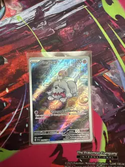 Pokemon Greavard Holo Full Art Card 214/198 Scarlet & Violet Base Set - Image 1