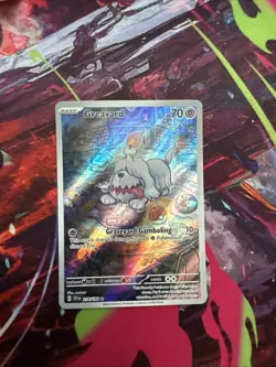 Pokemon Greavard Holo Full Art Card 214/198 Scarlet & Violet Base Set - Image 2