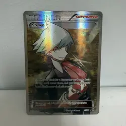 Pokemon Steven Full Art Trainer 95/98 XY - Ancient Origins Holo Ultra Rare Card - Image 1