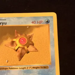 1st Edition Shadowless Staryu 65/102 Base Set Pokemon Card - Image 5
