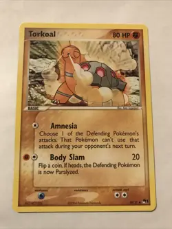 Pokemon Card - Torkoal POP Series 1 10/17 Uncommon Promo Card - Image 1