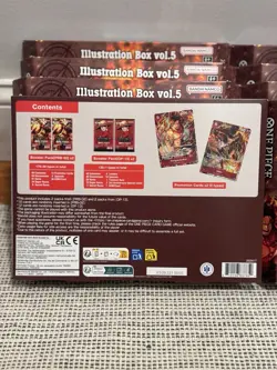 Bandai Namco One Piece Card Game Illustration Box vol. 5 Sealed LOT OF 8 - Image 3