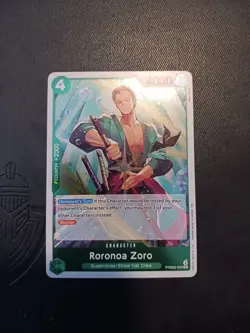 One Piece Card Game TCG Roronoa Zoro Rare PRB02-006 Rare M/NM Condition - Image 1
