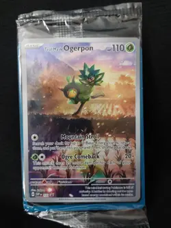 Teal Mask Ogerpon SVP123 - Sealed Black Star Promo Card - Pokemon TCG - NM - Image 1