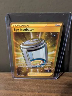 Pokemon TCG Egg Incubator Holo Secret Rare Card 087/078 Pokemon Go - Image 1