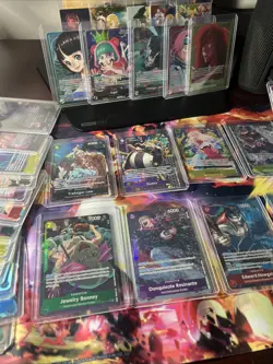 One Piece TCG CARD Collection - Alt Arts, Alt Leaders & SEC- 46 ENG&JAP Card LOT - Image 1