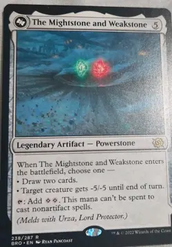 The Mightstone and Weakstone / The Brothers' War *Pack Fresh NM* Magic MTG - Image 1