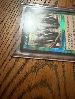 Magic The Gathering FOIL CALL OF THE HERD, ODYSSEY, NEAR MINT MTG - Image 4