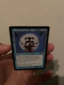 Decree of Silence Scourge Blue Rare MAGIC THE GATHERING MTG - Image 4