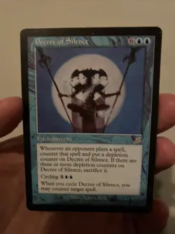 Decree of Silence Scourge Blue Rare MAGIC THE GATHERING MTG - Image 5