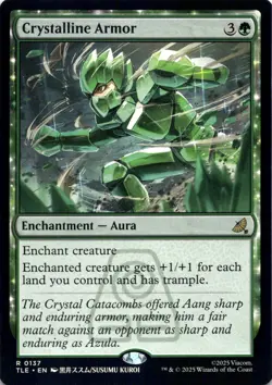 Crystalline Armor Avatar: The Last Airbender Magic MTG NM - Image 1