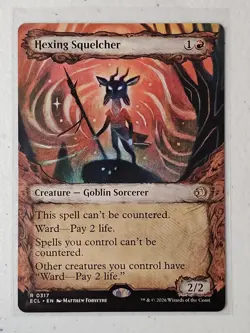 MTG Hexing Squelcher (Showcase) Non-foil R 317 Lorwyn Eclipsed - Image 1