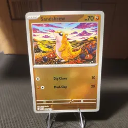 Sandshrew - 068/132 - Reverse Holo - Pokemon Mega Evolution NM - Image 1