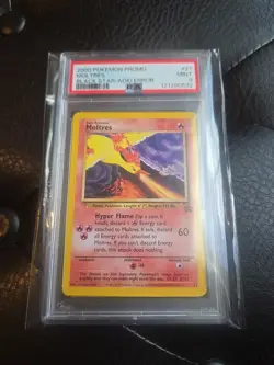 Pokemon Moltres Articuno Zapdos #21,22,23 Black Star Promo Set PSA 9 AOKI ERROR - Image 3