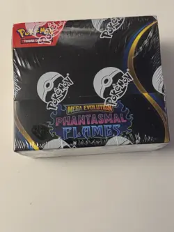 Pokemon TCG Mega Evolution Phantasmal Flames BOOSTER BOX Factory Sealed 36 Packs - Image 1