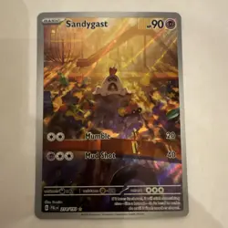 Pokemon Sandygast 214/193 Sv02: Paldea Evolved Illustration Rare Holo - Image 1