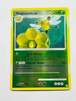 VESPIQUEN 2007 Pokemon Diamond & Pearl REVERSE HOLO Rare POKEMON 39/130 - Image 1