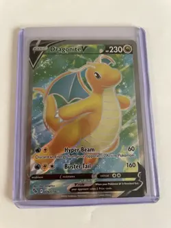 The Pokemon Company Dragonite V 076/078 Pokemon GO Ultra Rare Full Art Holo M/NM - Image 1