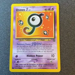Pokemon TCG - Unown J Promo #38 LP - Wizards Black Star Promos - Vintage 2001 - Image 1