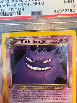 2002 Pokemon Dark Gengar Neo Destiny 1st Edition Holo Rare #6 PSA 9 MINT WOTC - Image 2