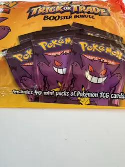 Pokemon TCG 2024 Trick or Trade BOOster Bundle (35 Mini Packs) - New Sealed - Image 3