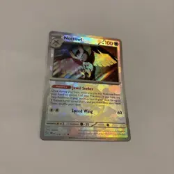 2025 Pokemon TCG Noctowl 078/131 Poke Ball Reverse Holo Prismatic Evolutions NM - Image 1