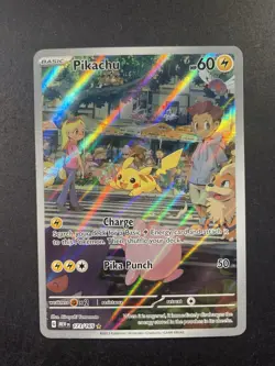 Pikachu 173/165 Illustration Rare Scarlet Violet Pokemon 151 TCG | NM-MINT - Image 1