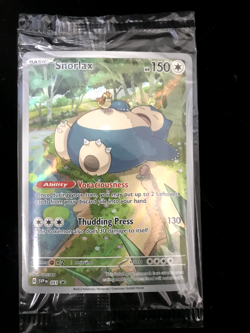 Pokemon TCG Snorlax SVP051 Scarlet and Violet 151 Promo 🔥SEALED!🔥 - Image 1