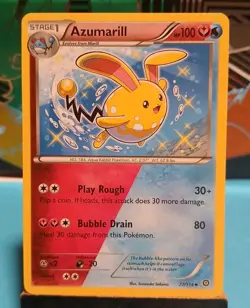Azumarill 77/114 XY - Steam Siege Regular Non Holo 2016 Mint Condition Pokemon - Image 1