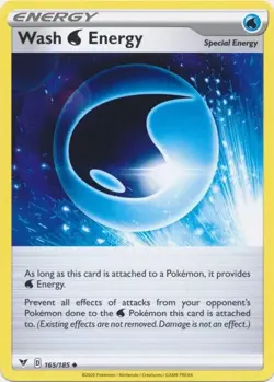 Pokemon - Wash Water Energy 165/185 - Vivid Voltage - NM/M - Image 1