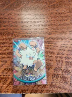 2000 TOPPS HOLO POKEMON Series 1- PRIMEAPE #57 LP - Image 1