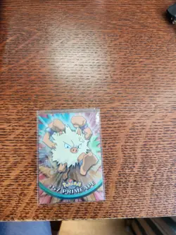 2000 TOPPS HOLO POKEMON Series 1- PRIMEAPE #57 LP - Image 2