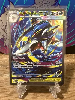 Pokemon TCG Mega Sharpedo EX Special Illustration Rare 127/94 Near Mint - Image 1