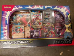 Pokemon TCG: Mega Lucario ex Premium Figure Collection Factory Sealed Box - Image 1