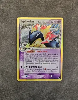 Pokemon TCG Typhlosion (Delta Species) 12/101 Holo - EX Dragon Frontiers - LP - Image 1