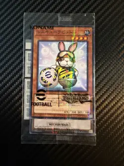 Rescue Rabbit Yu-Gi-Oh eFootball Art Limited Ed EFC1-EN001 + Neymar Token SEALED - Image 2